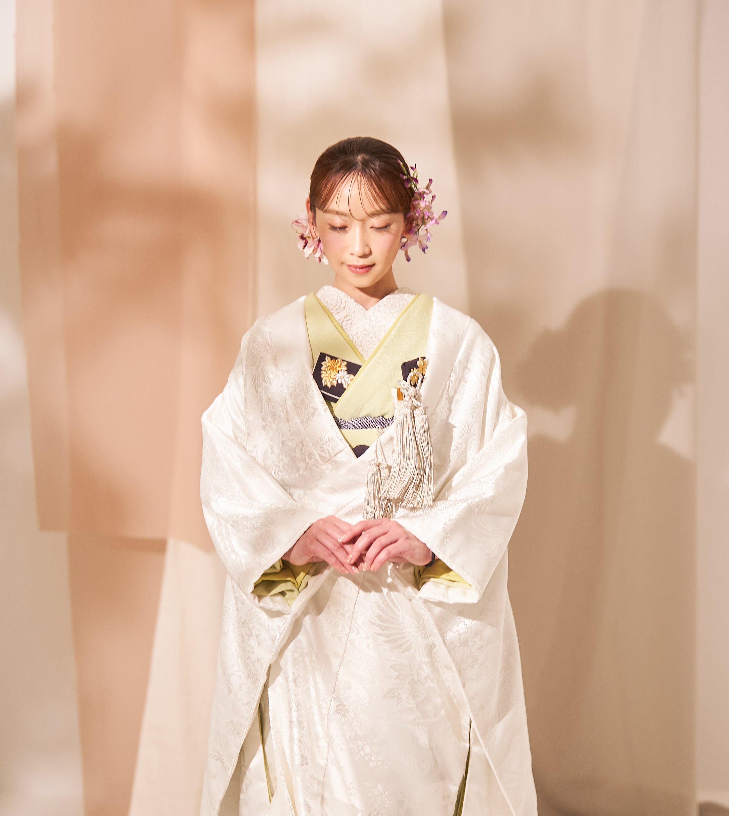 白無垢（赤ふき・生成り）のレンタルが安い結婚式着物専門【THE