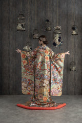 鎌倉模様・色打掛のレンタル着物
