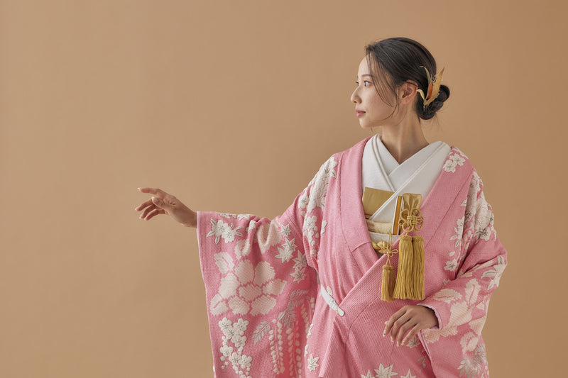 牡丹椿に藤桜