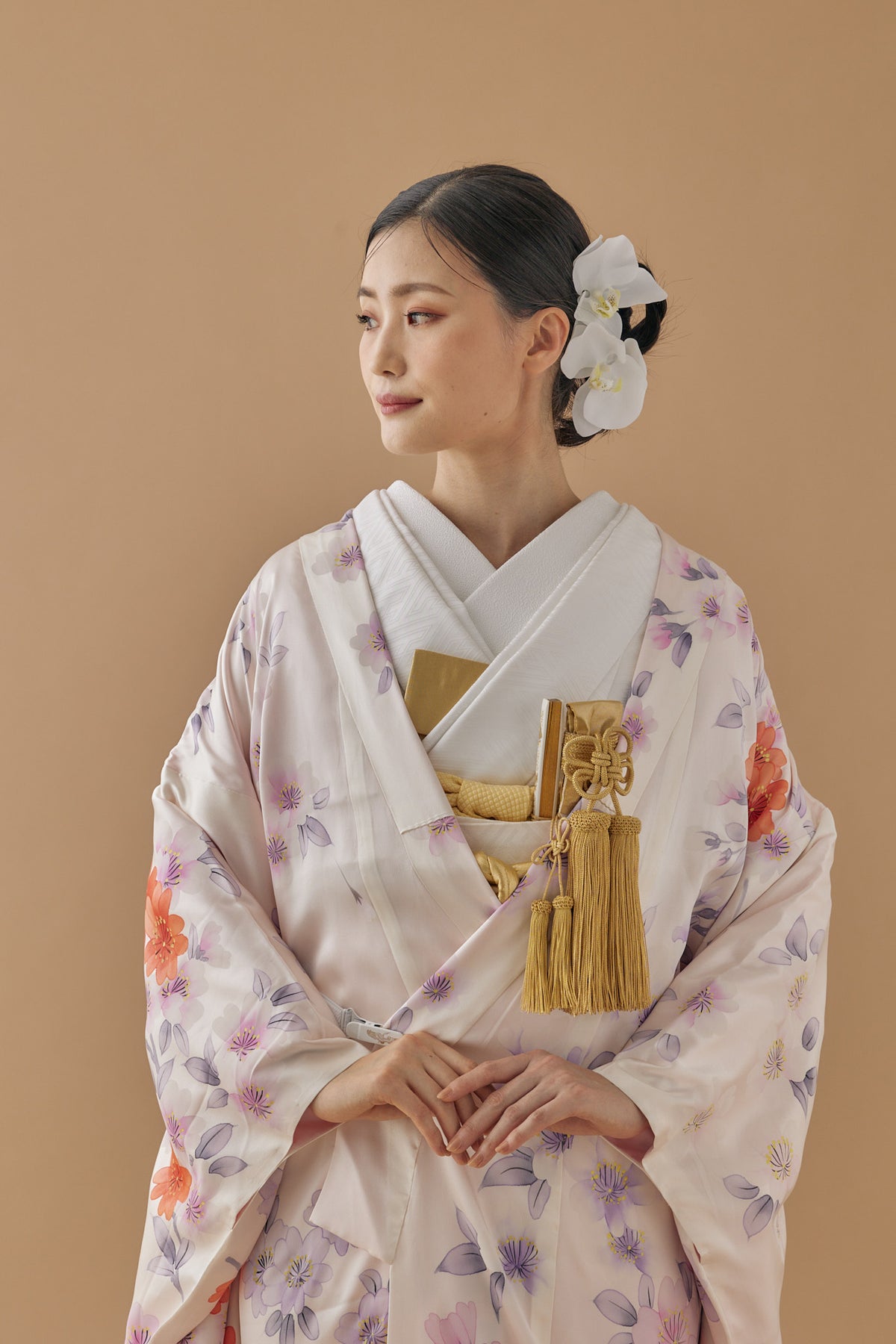 大和絵花鳥四季の彩り｜白無垢・色打掛レンタルなら結婚式着物専門の