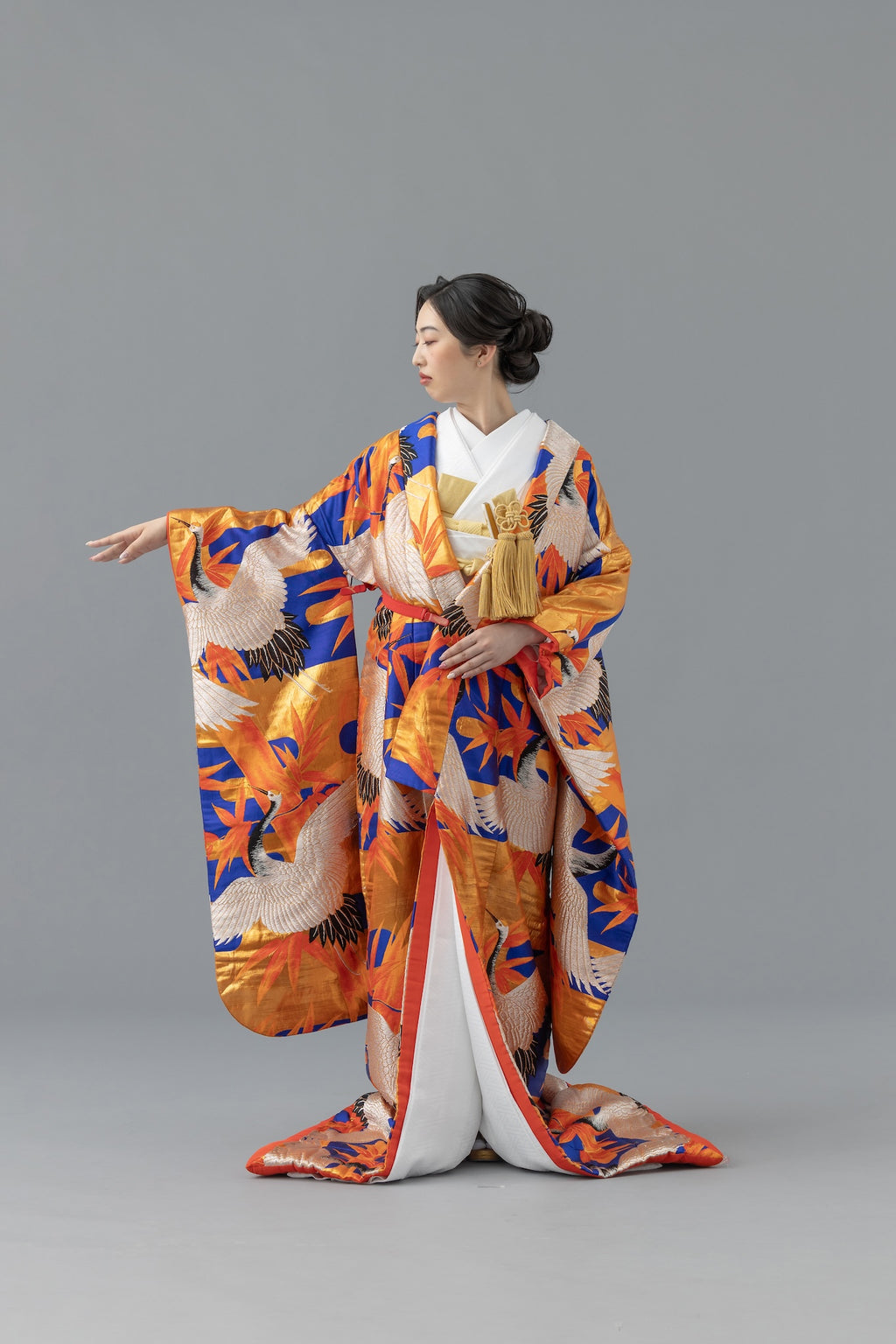 笹と鶴｜白無垢・色打掛レンタルなら結婚式着物専門の【THE SHOP-ザ