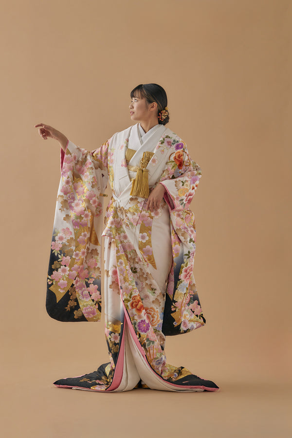 薬玉熨斗に桜