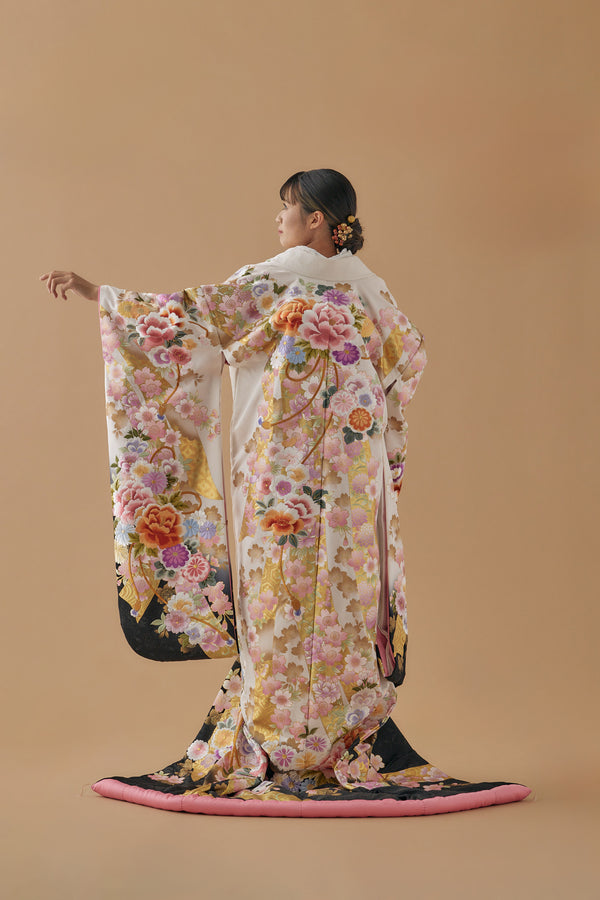 薬玉熨斗に桜