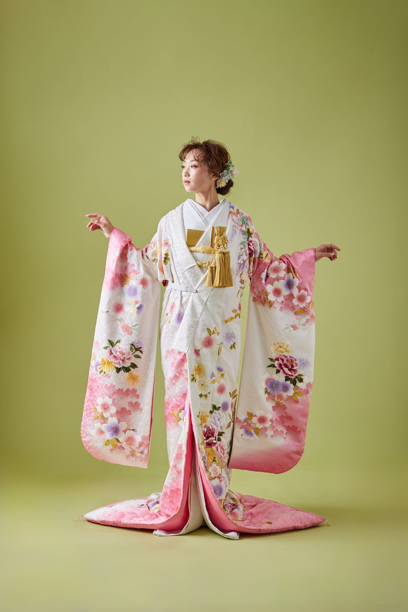 薬玉に桜