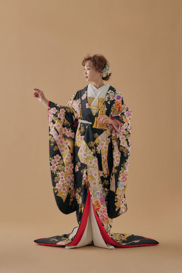 薬玉熨斗に桜
