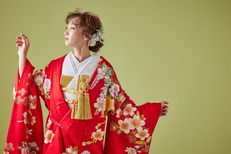 薬玉に桜