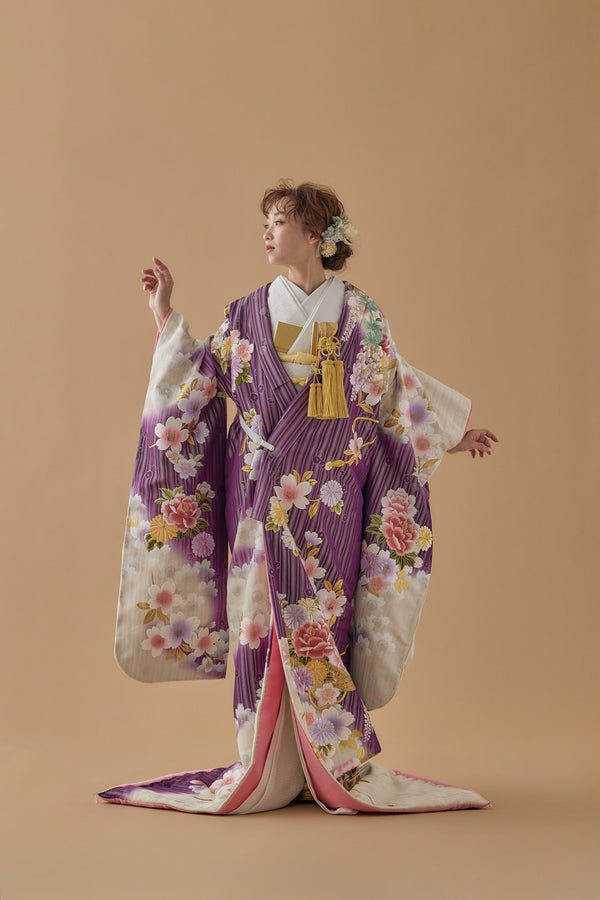 薬玉に桜