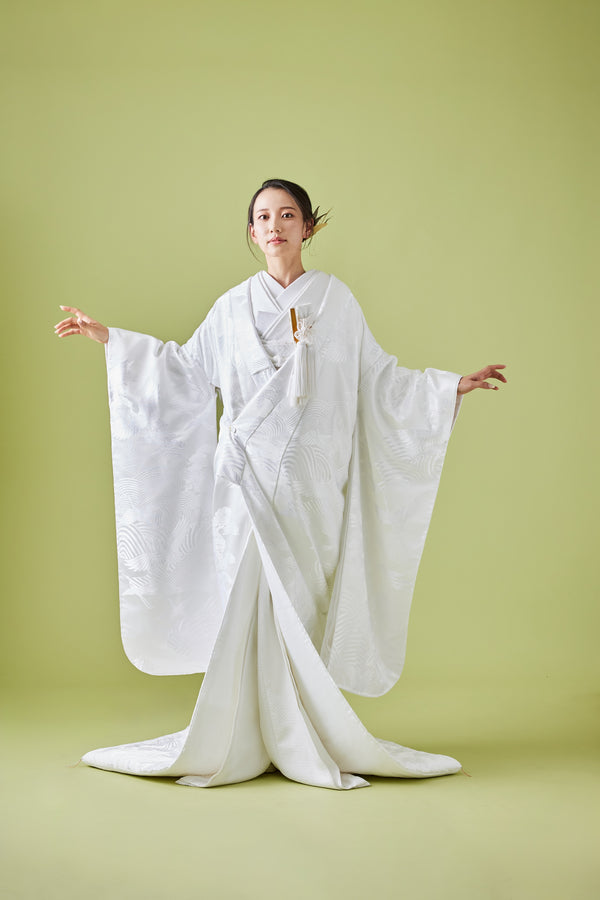 宗達に松と鶴