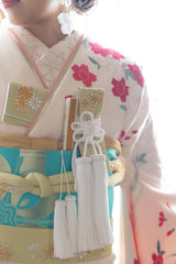 白桜・引き振袖のレンタル着物