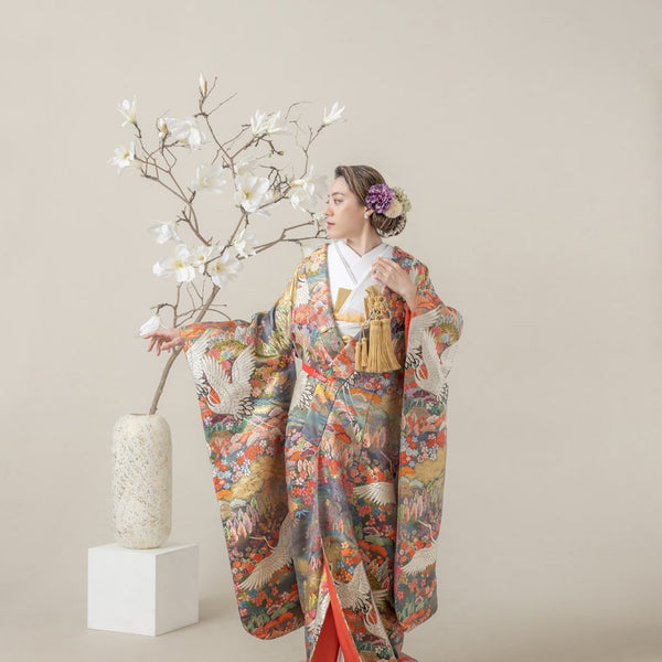 PIYO.K 西武百貨店誂え 総絞り 刺繍 訪問着 紋なし 現代物振袖 – 灯屋2オンラインショップ