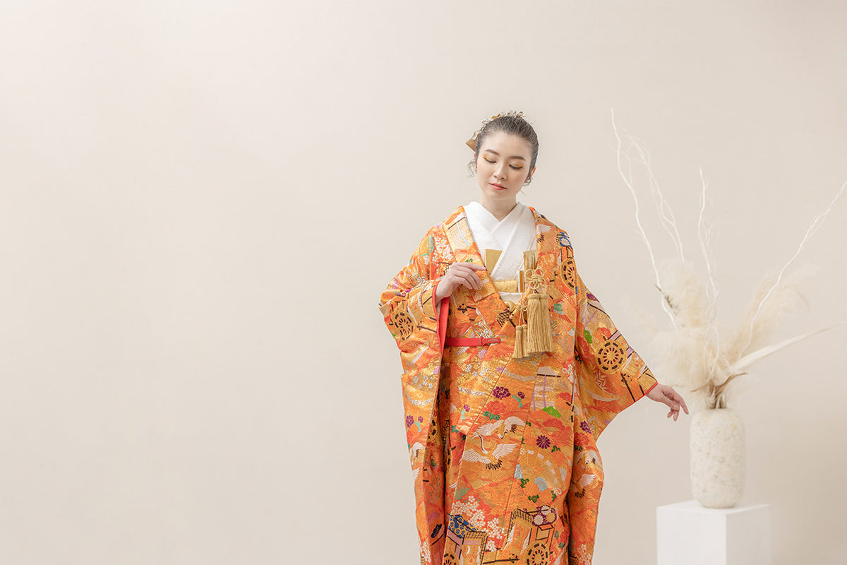 色打掛・御所車｜白無垢・色打掛レンタルなら結婚式着物専門の