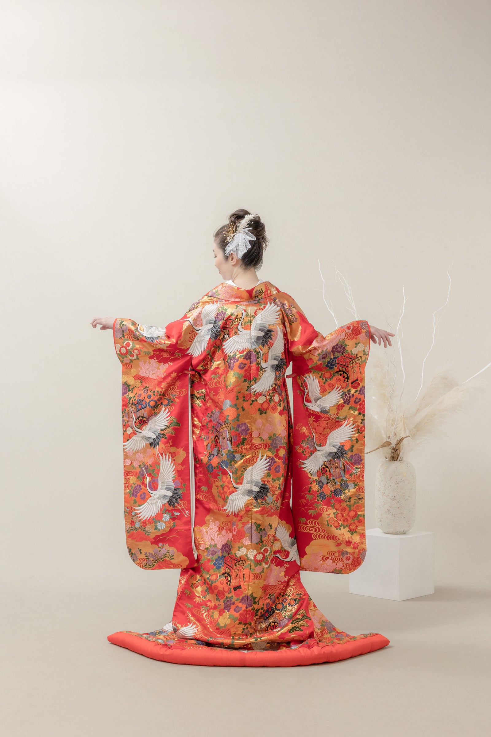 色打掛・花々飛鶴｜白無垢・色打掛レンタルなら結婚式着物専門の【THE
