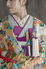 花囲御所車・色打掛のレンタル着物