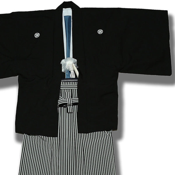 黒羽二重/仙台平・紋付袴のレンタル着物
